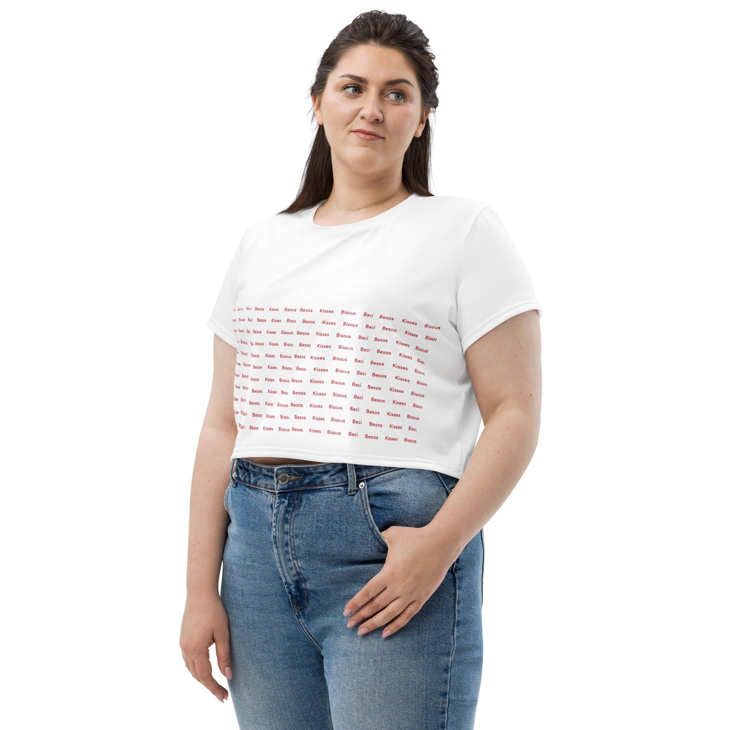 Snooty Fox Art Crop Tee - Bisous