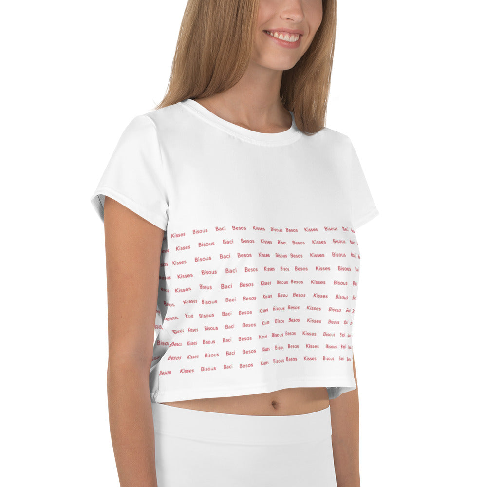 Snooty Fox Art Crop Tee - Bisous