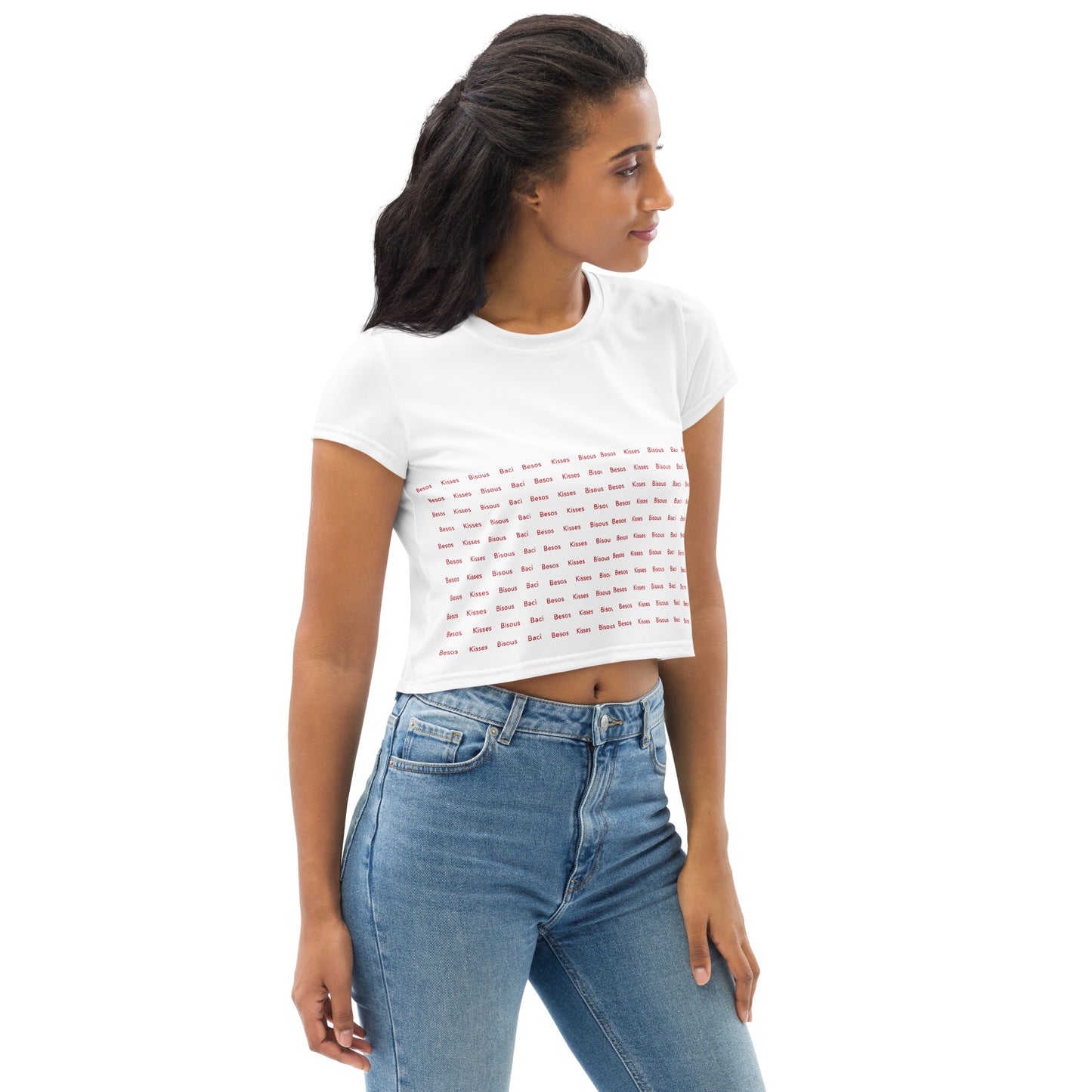 Snooty Fox Art Crop Tee - Bisous