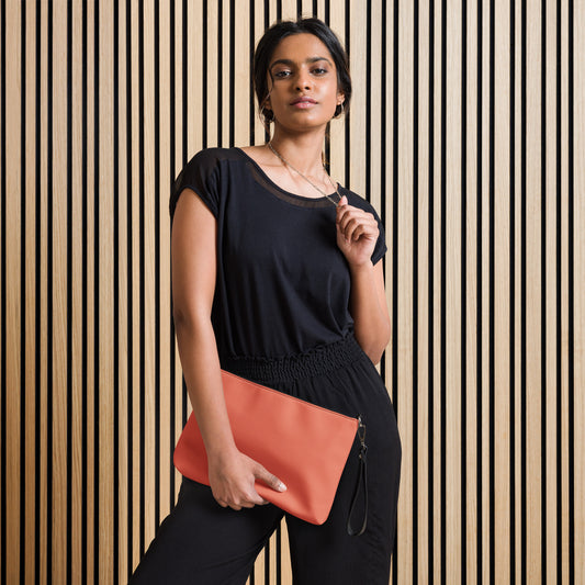 Snooty Fox Art Crossbody Bag - Pink Peach Tone