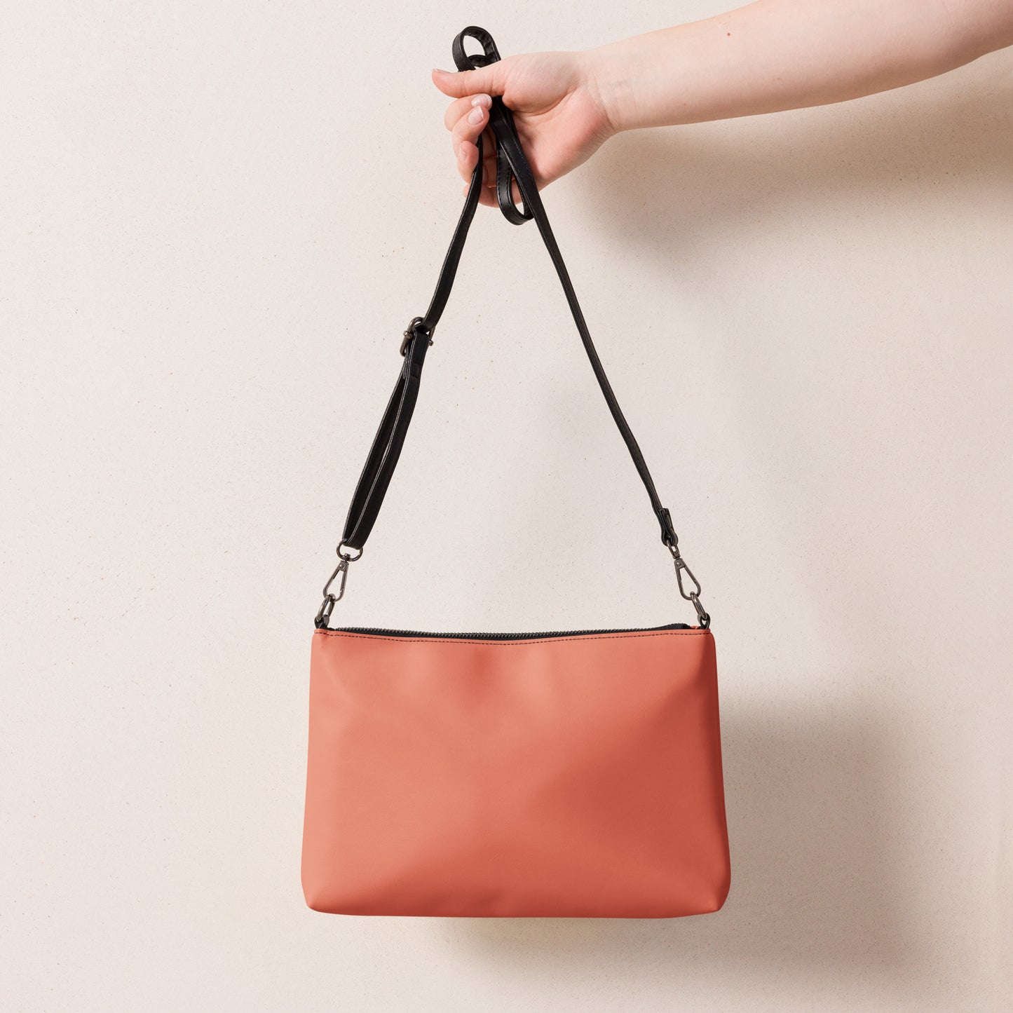 Snooty Fox Art Crossbody Bag - Pink Peach Tone