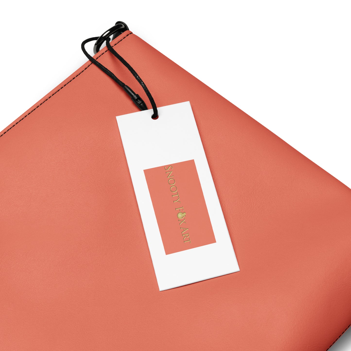Snooty Fox Art Crossbody Bag - Pink Peach Tone