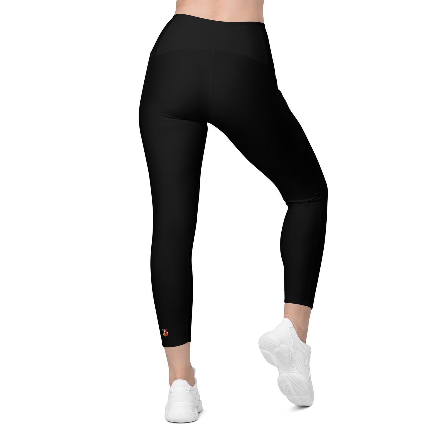 Snooty Fox Art Crossover Leggings with Pocket - Snooty Fox Art Logo