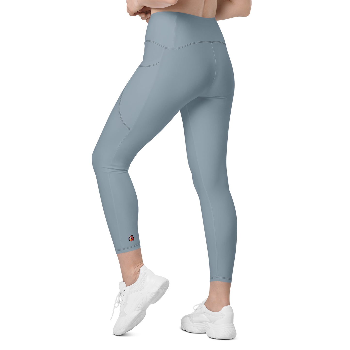 Snooty Fox Art Crossover Leggings with Pockets - Summer Song