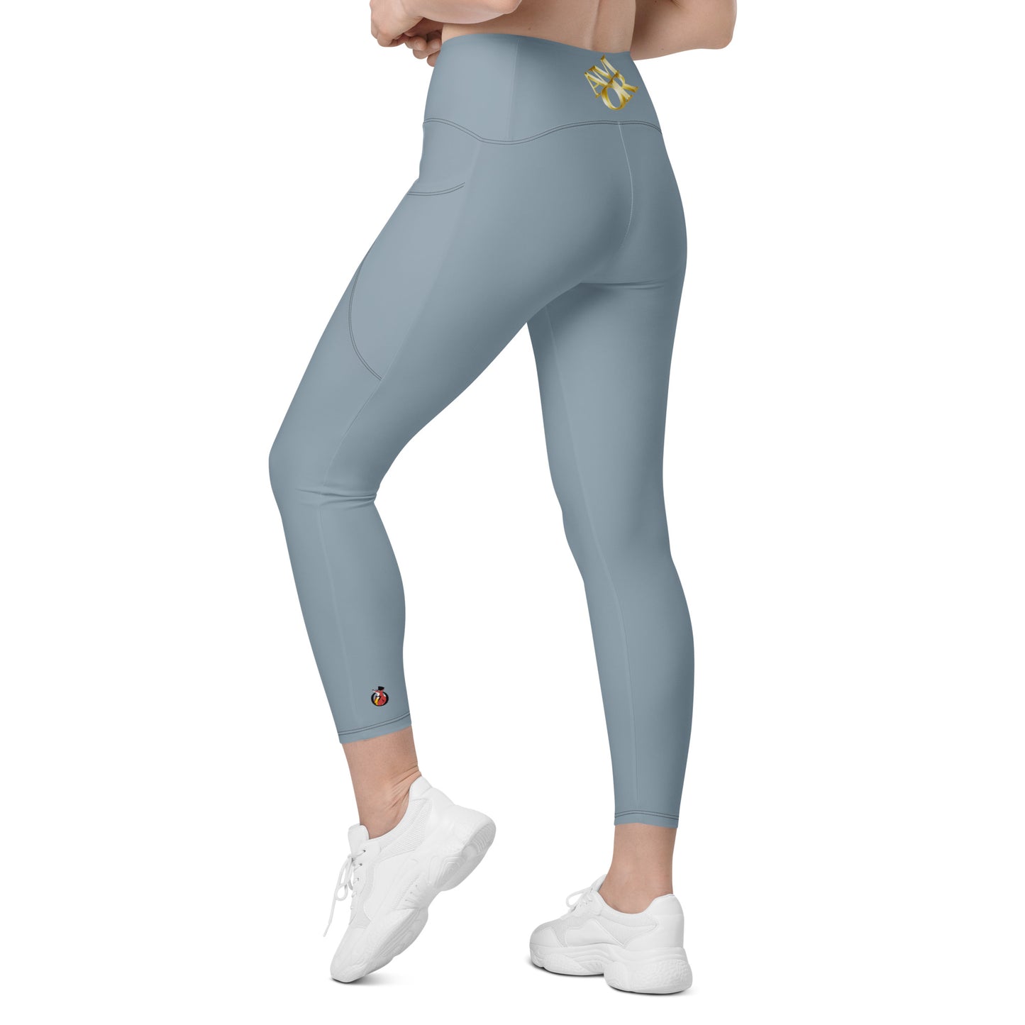 Snooty Fox Art Crossover Leggings with Pockets - AMOR Summer Song