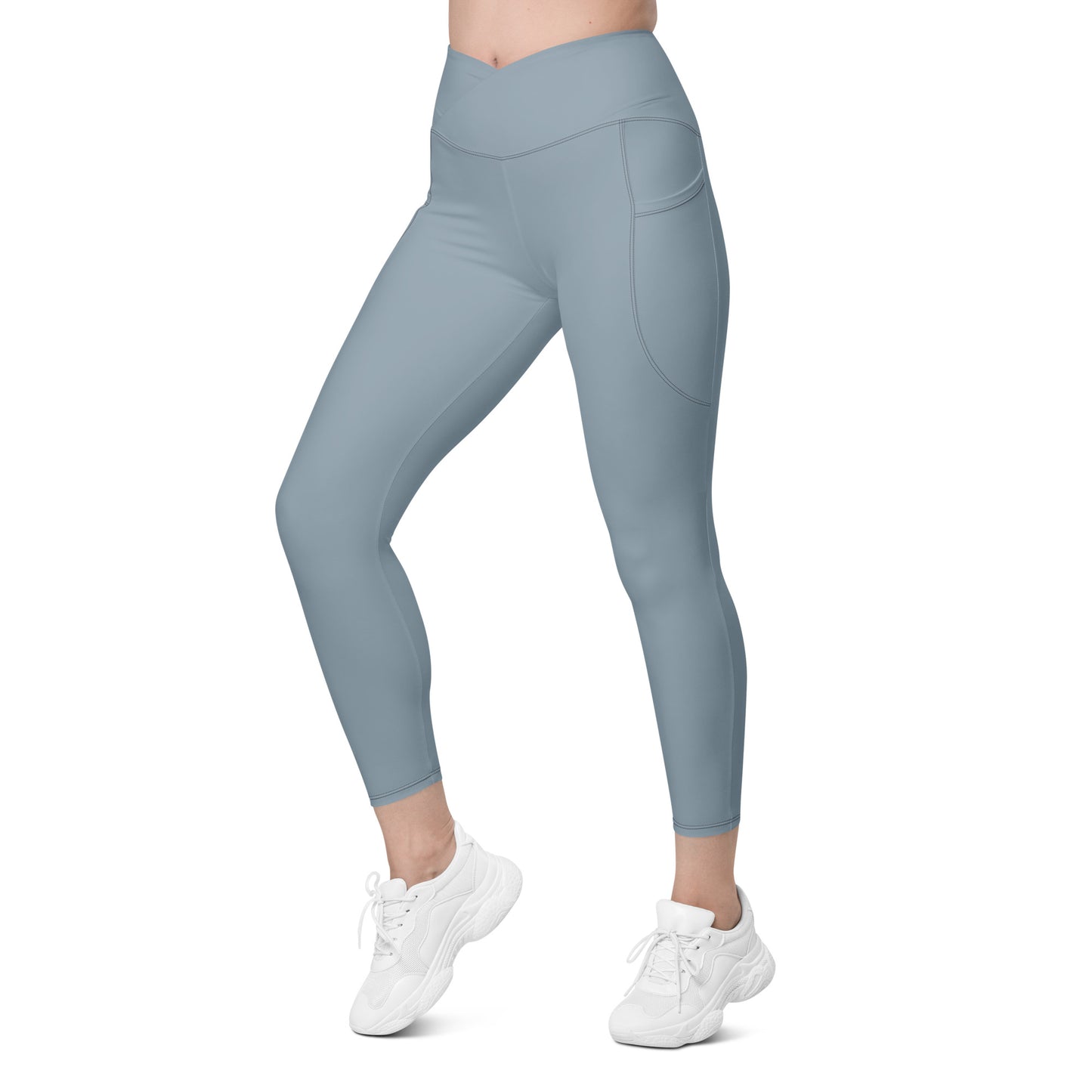 Snooty Fox Art Crossover Leggings with Pockets - AMOR Summer Song