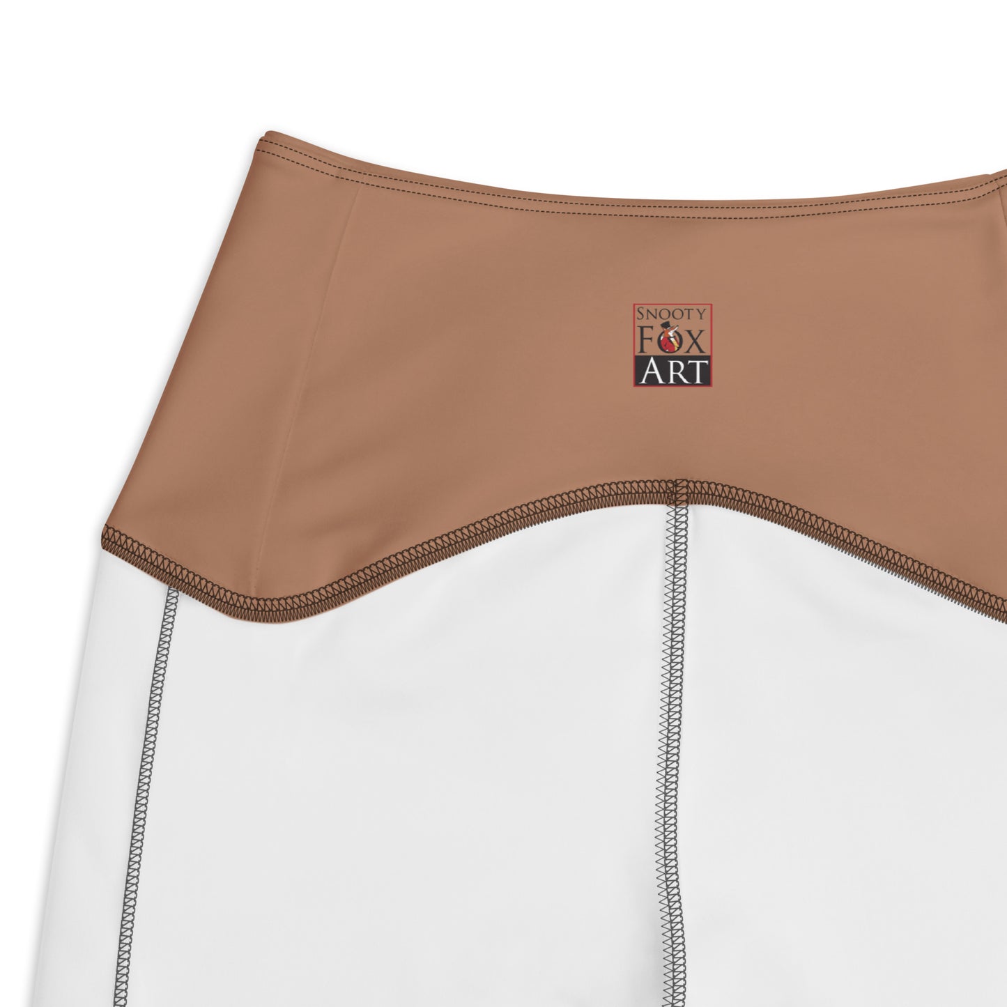 Crossover Leggings with Pockets - AMOR Macchiato