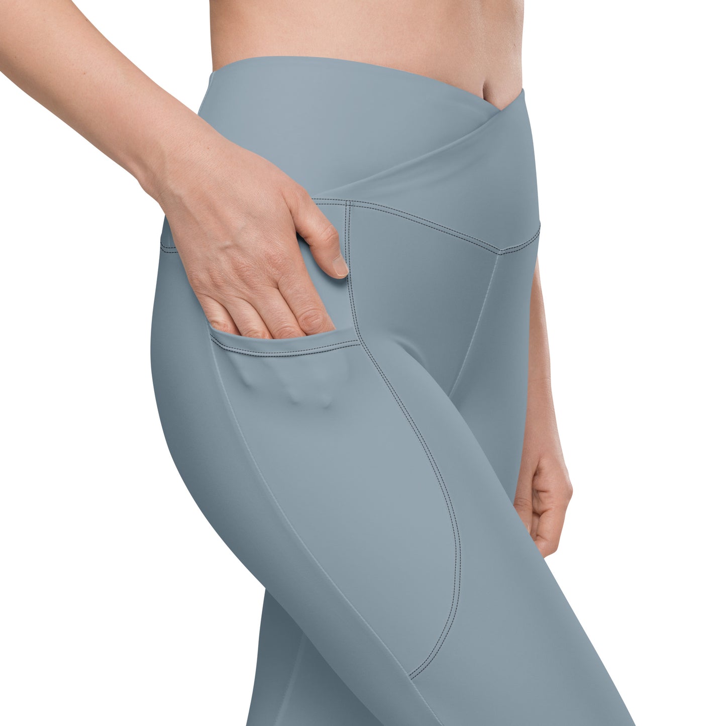 Snooty Fox Art Crossover Leggings with Pockets - AMOR Summer Song