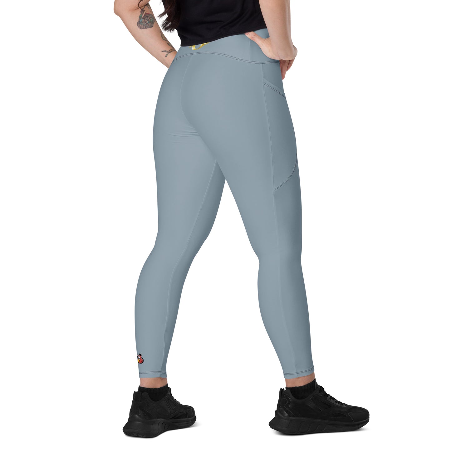 Snooty Fox Art Crossover Leggings with Pockets - AMOR Summer Song