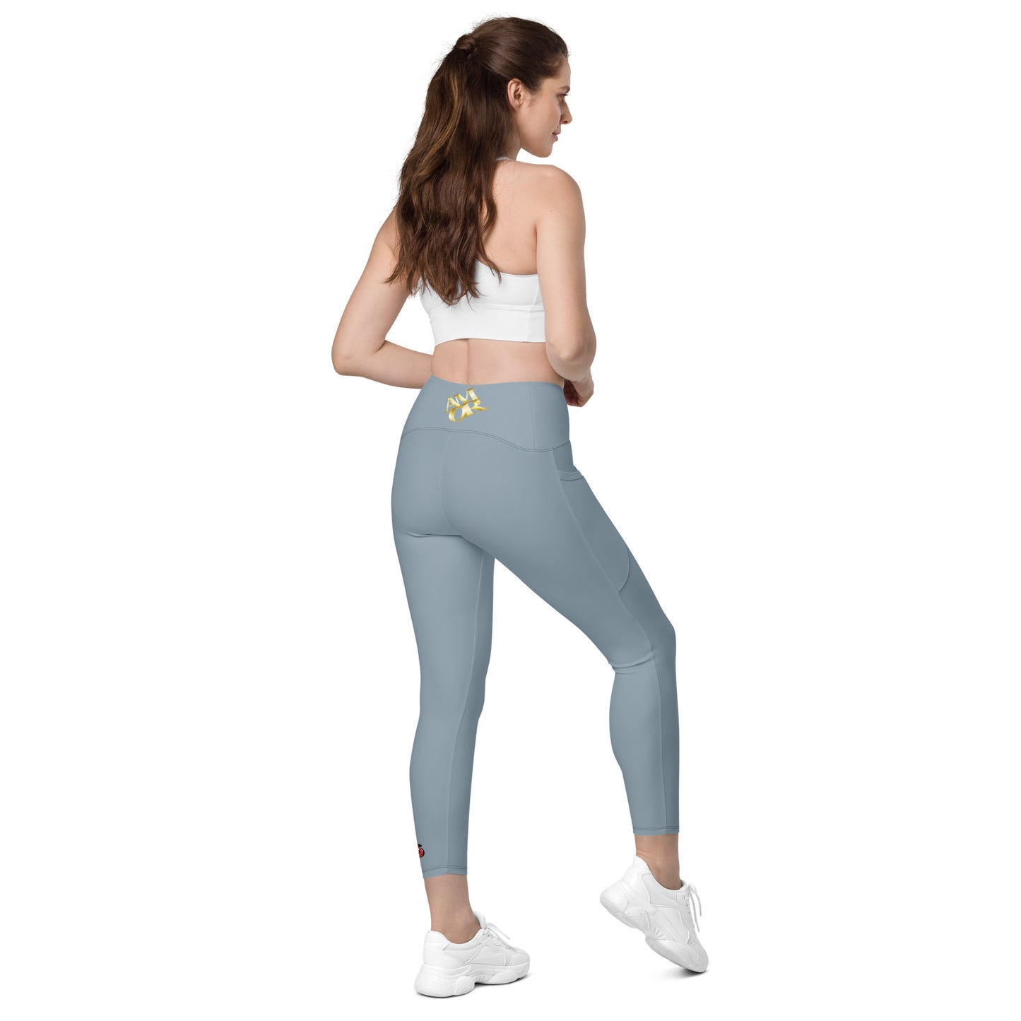 Snooty Fox Art Crossover Leggings with Pockets - AMOR Summer Song