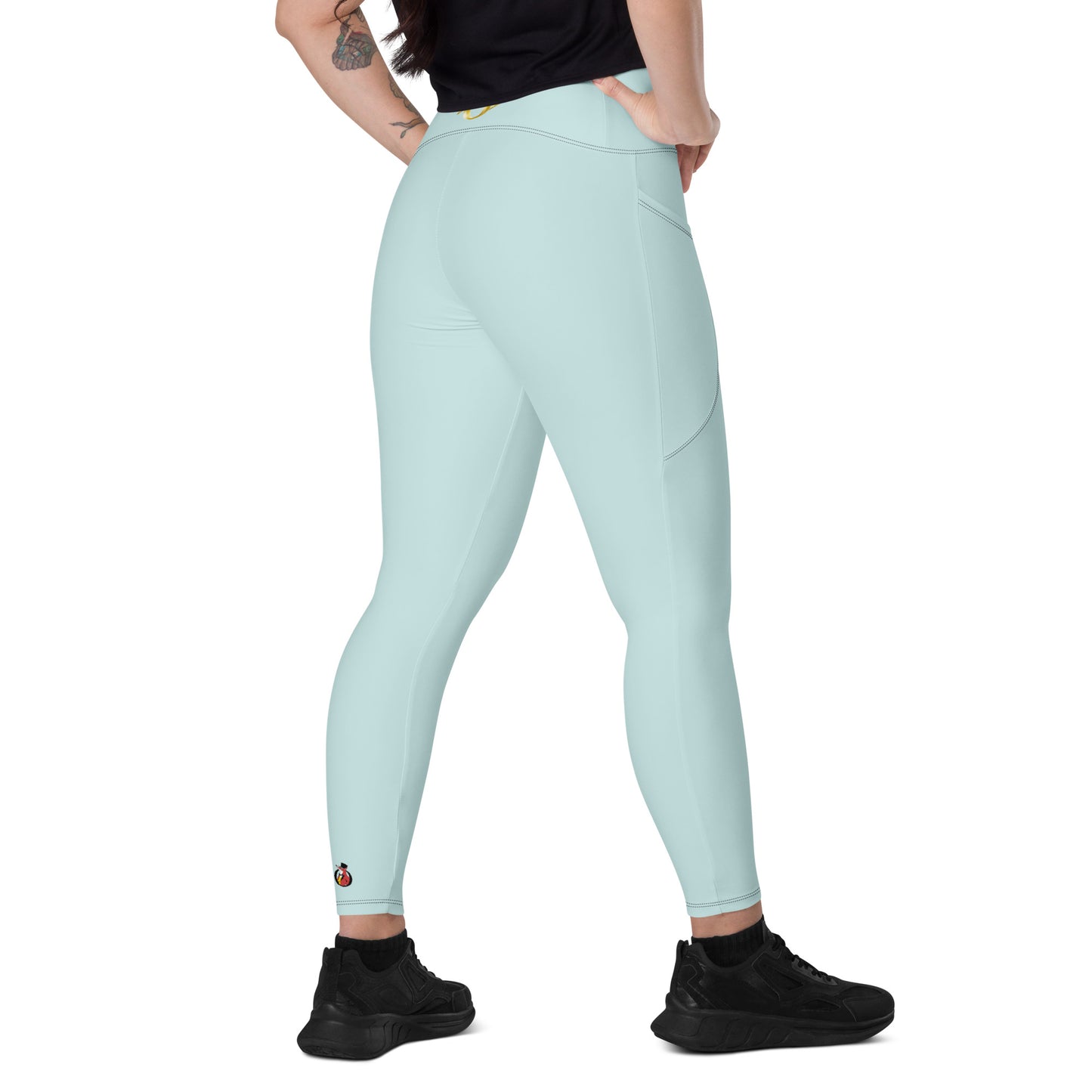 Snooty Fox Art Crossover Leggings with Pockets - AMOR Skylight