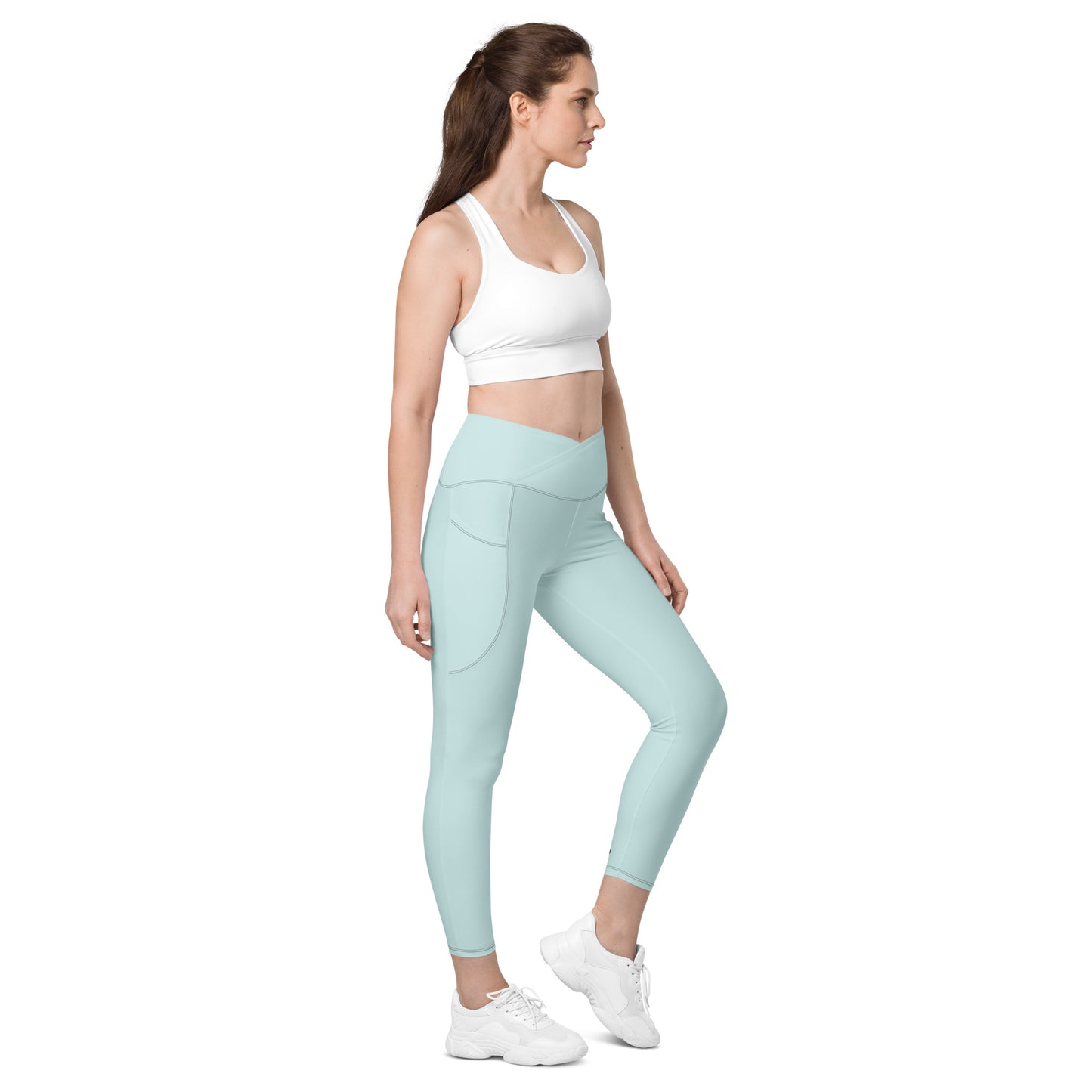 Snooty Fox Art Crossover Leggings with Pockets - AMOR Skylight