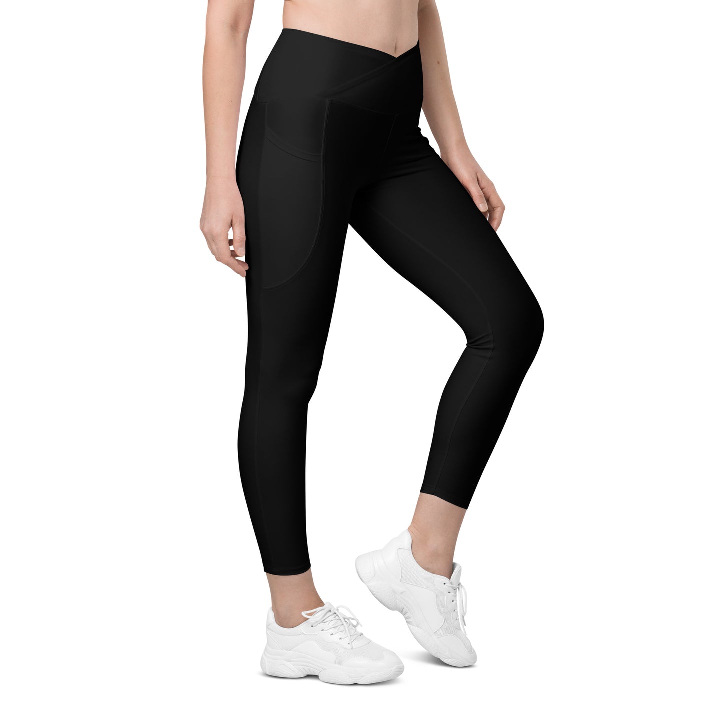 Snooty Fox Art Crossover Leggings with Pocket - Snooty Fox Art Logo