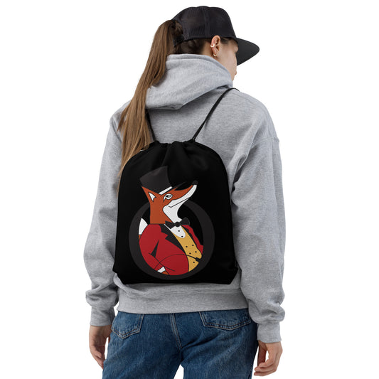 Snooty Fox Art Drawstring Everyday Sack - Snooty Fox Art Logo