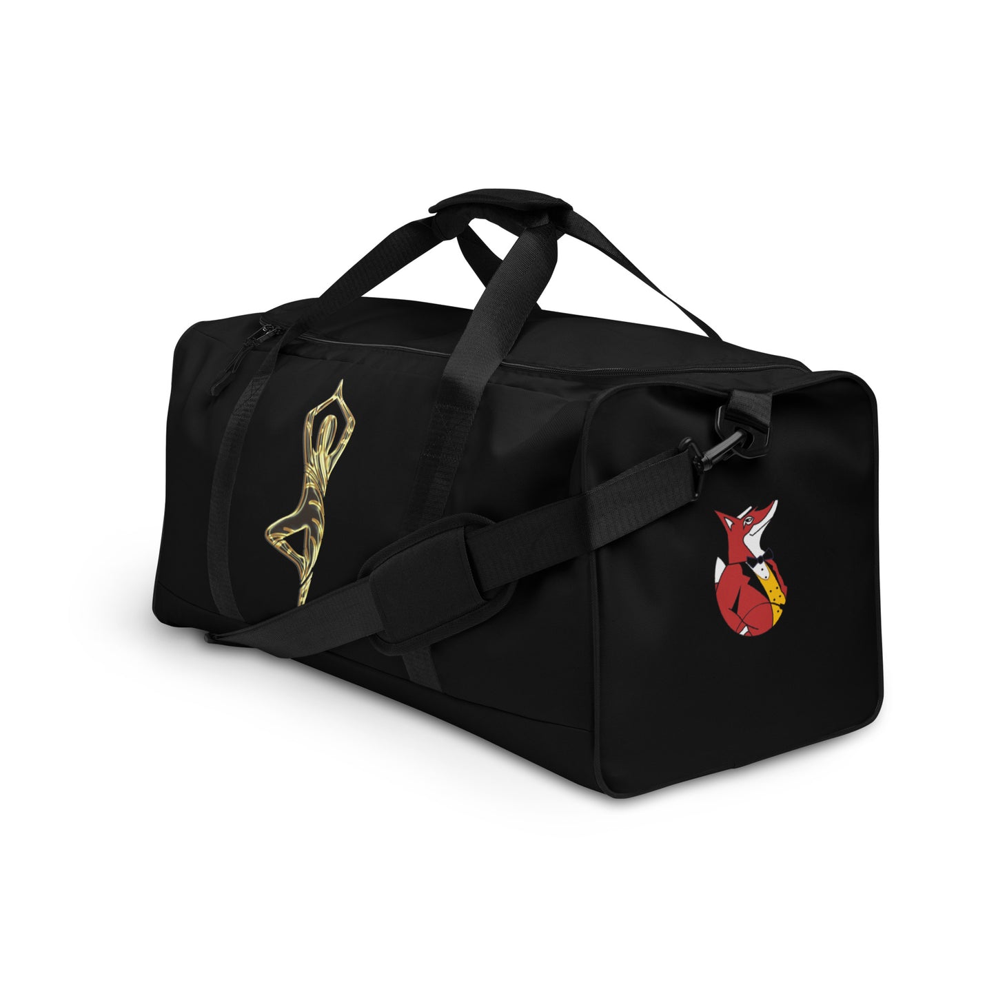 Snooty Fox Art Yoga Gear Duffle Bag - Yoga Logo