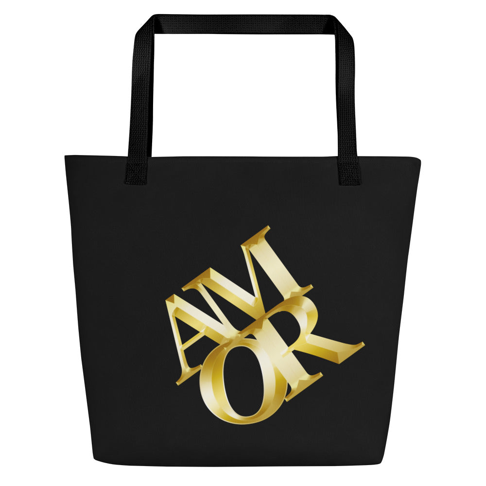 Snooty Fox Art Everyday Tote Bag - AMOR
