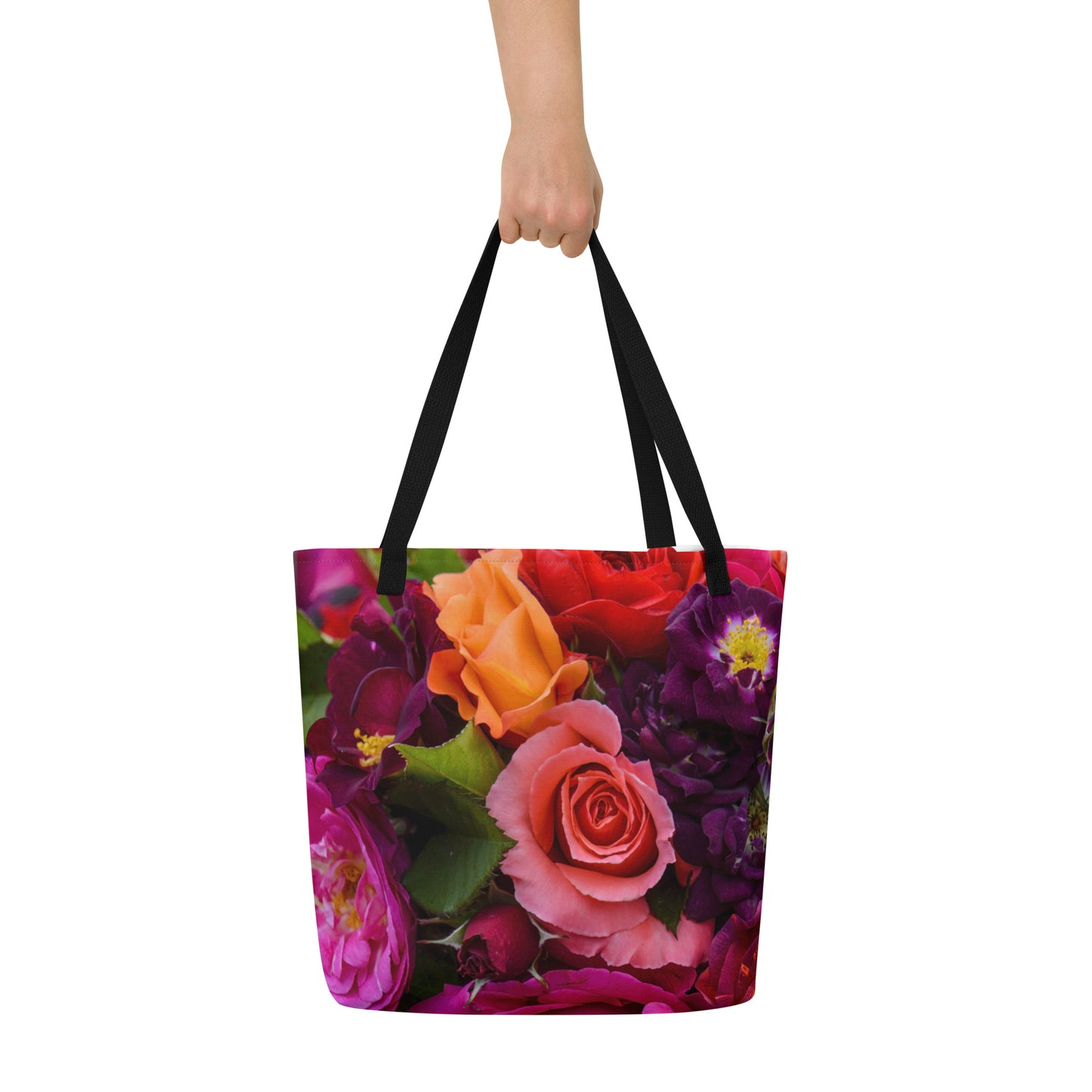 Snooty Fox Art Everyday Tote Bag - Mixed Roses
