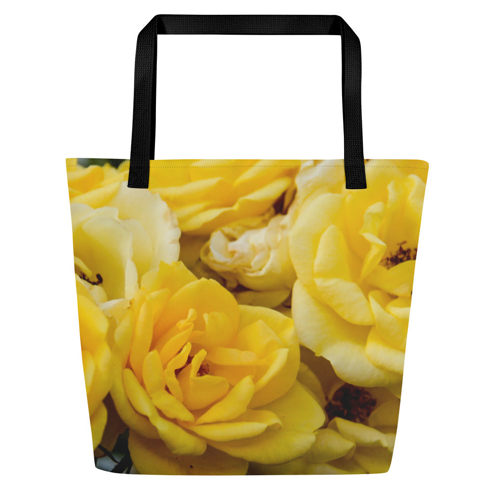 Snooty Fox Art Everyday Tote Bag - Yellow Roses