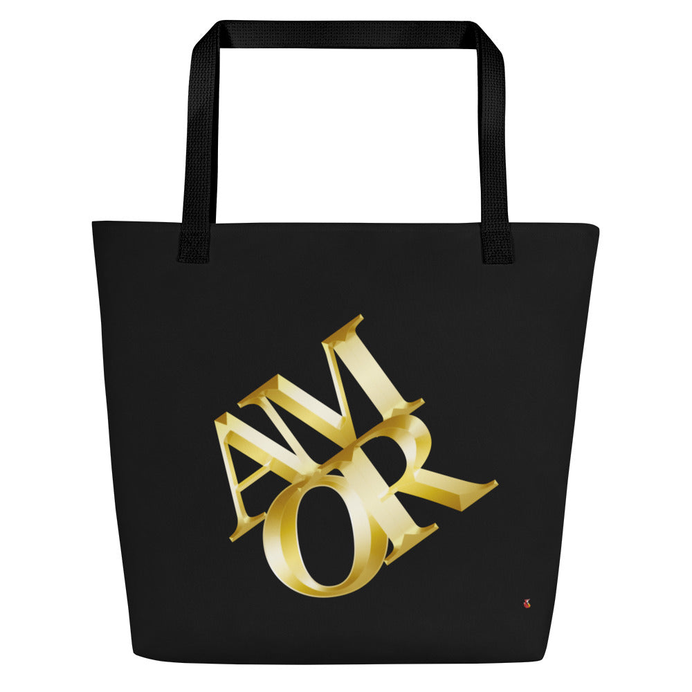 Snooty Fox Art Everyday Tote Bag - AMOR