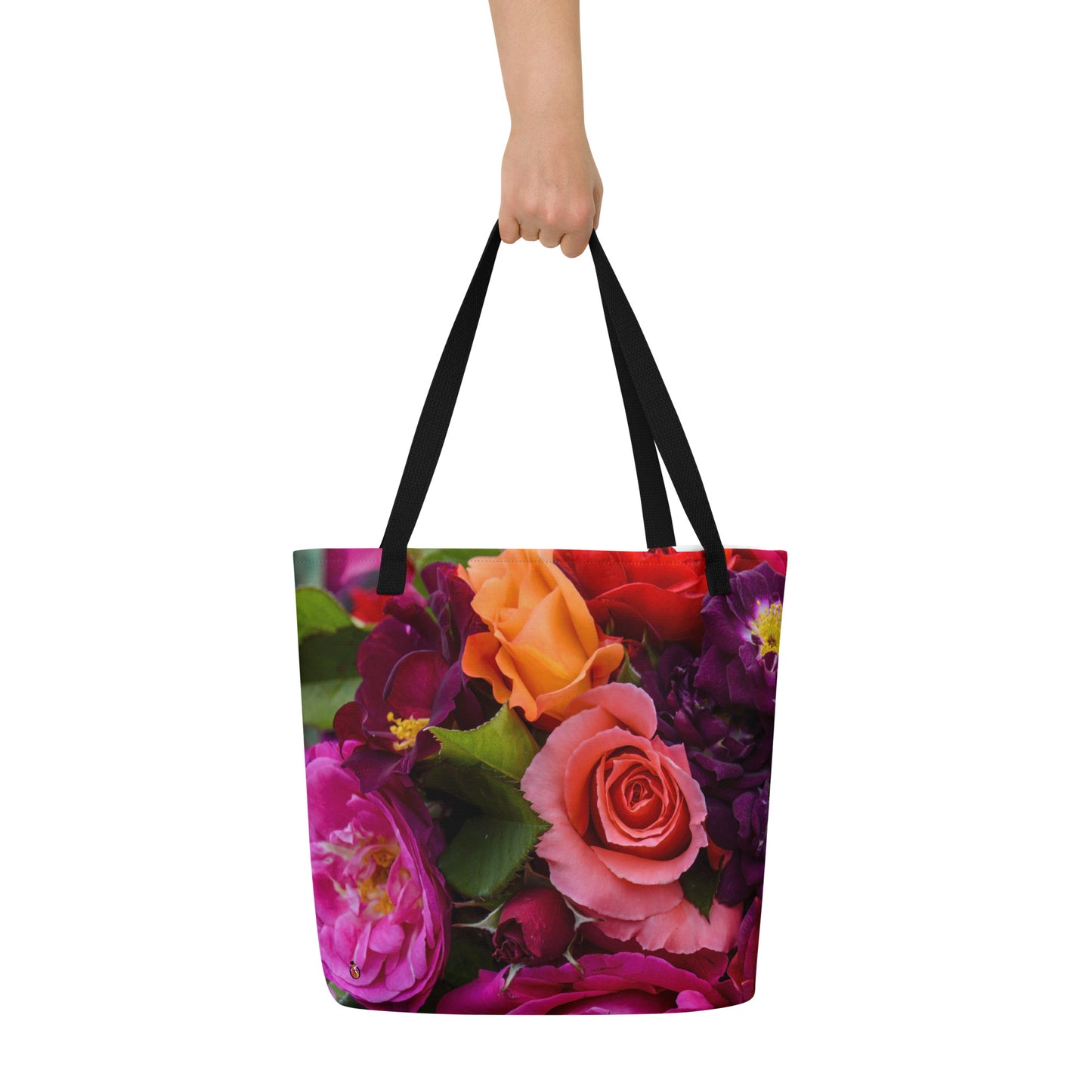 Snooty Fox Art Everyday Tote Bag - Mixed Roses