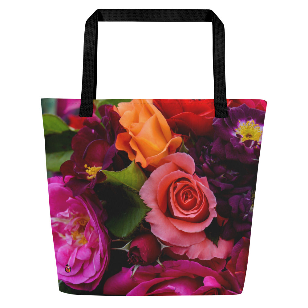 Snooty Fox Art Everyday Tote Bag - Mixed Roses