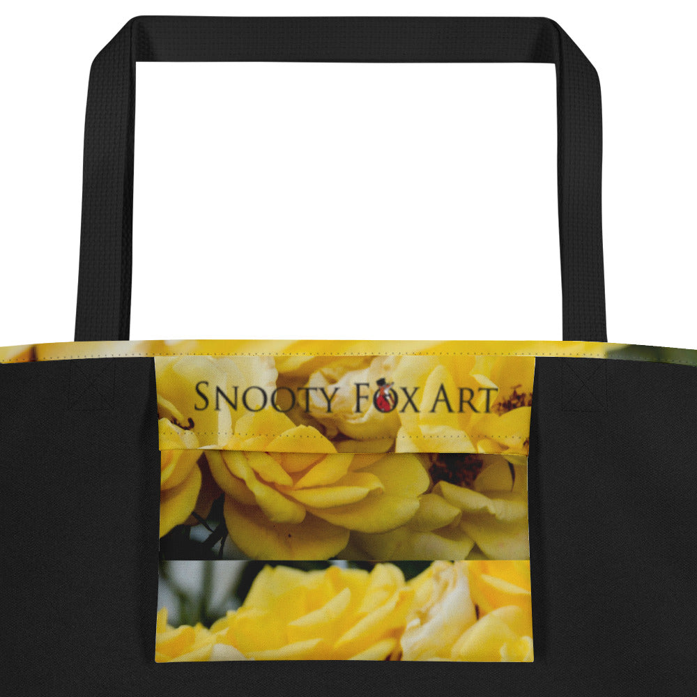Snooty Fox Art Everyday Tote Bag - Yellow Roses