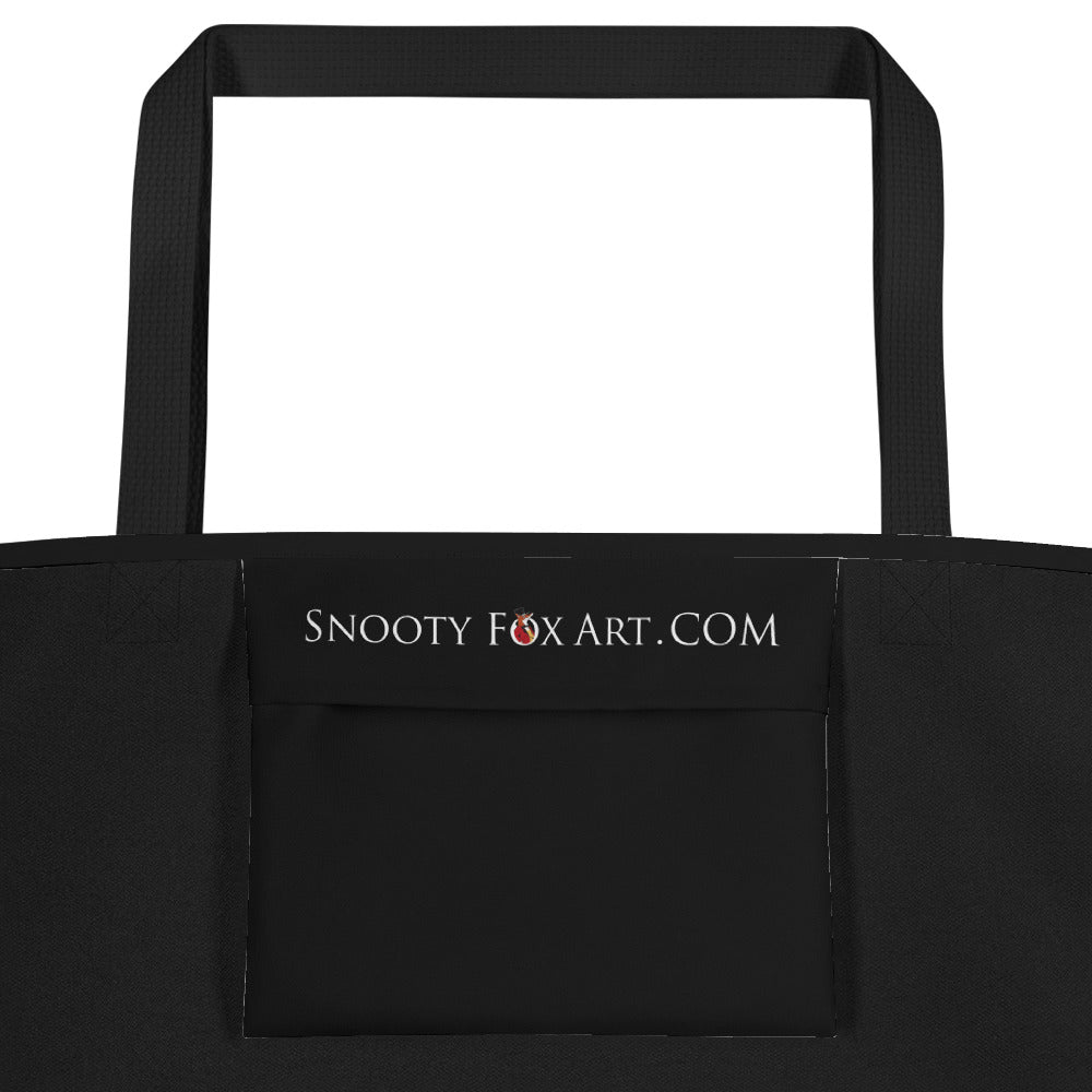 Snooty Fox Art Everyday Tote Bag - Snooty Fox Art Black