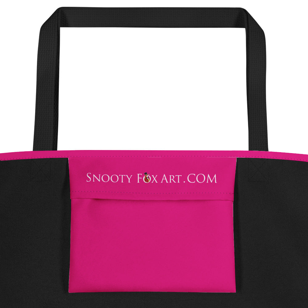 Snooty Fox Art Everyday Tote Bag - Mexico Pink