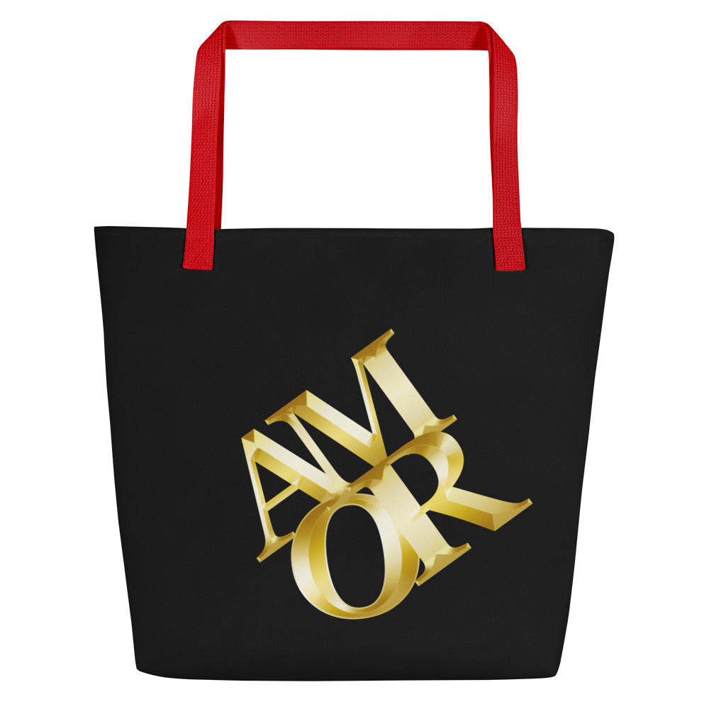 Snooty Fox Art Everyday Tote Bag - AMOR