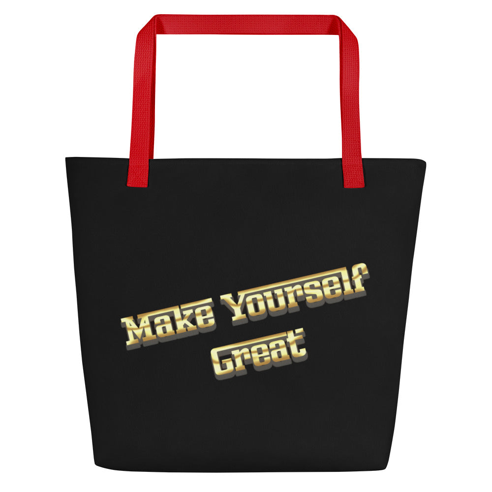 Snooty Fox Art Everyday Tote Bag - Make Yourself Great