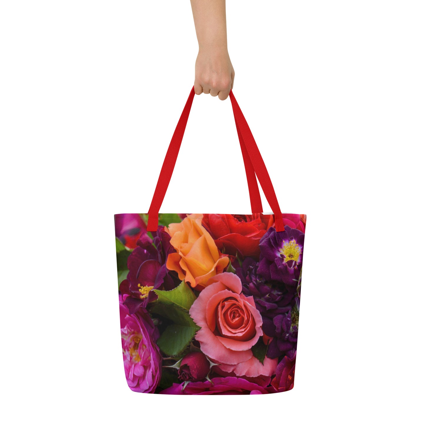 Snooty Fox Art Everyday Tote Bag - Mixed Roses
