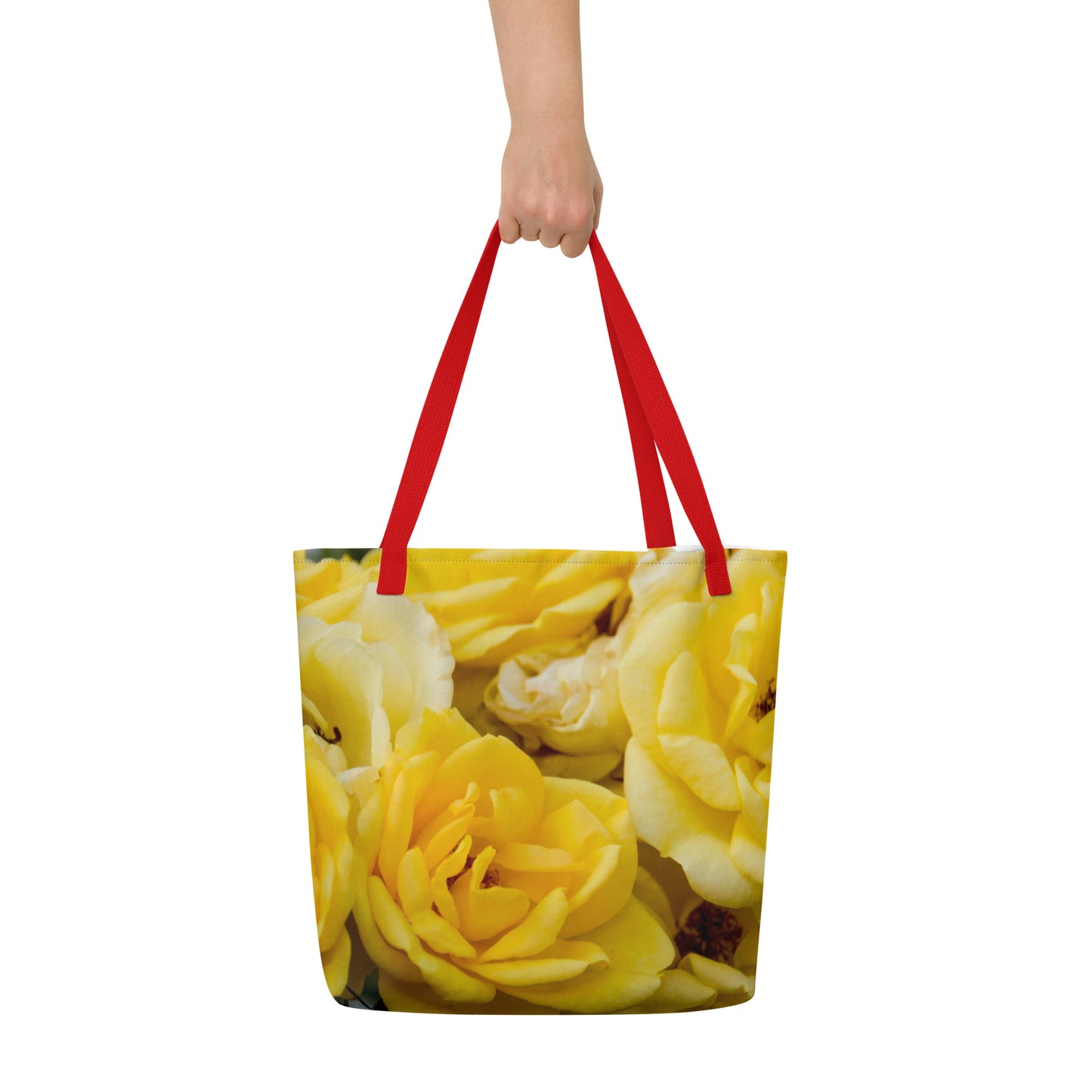 Snooty Fox Art Everyday Tote Bag - Yellow Roses