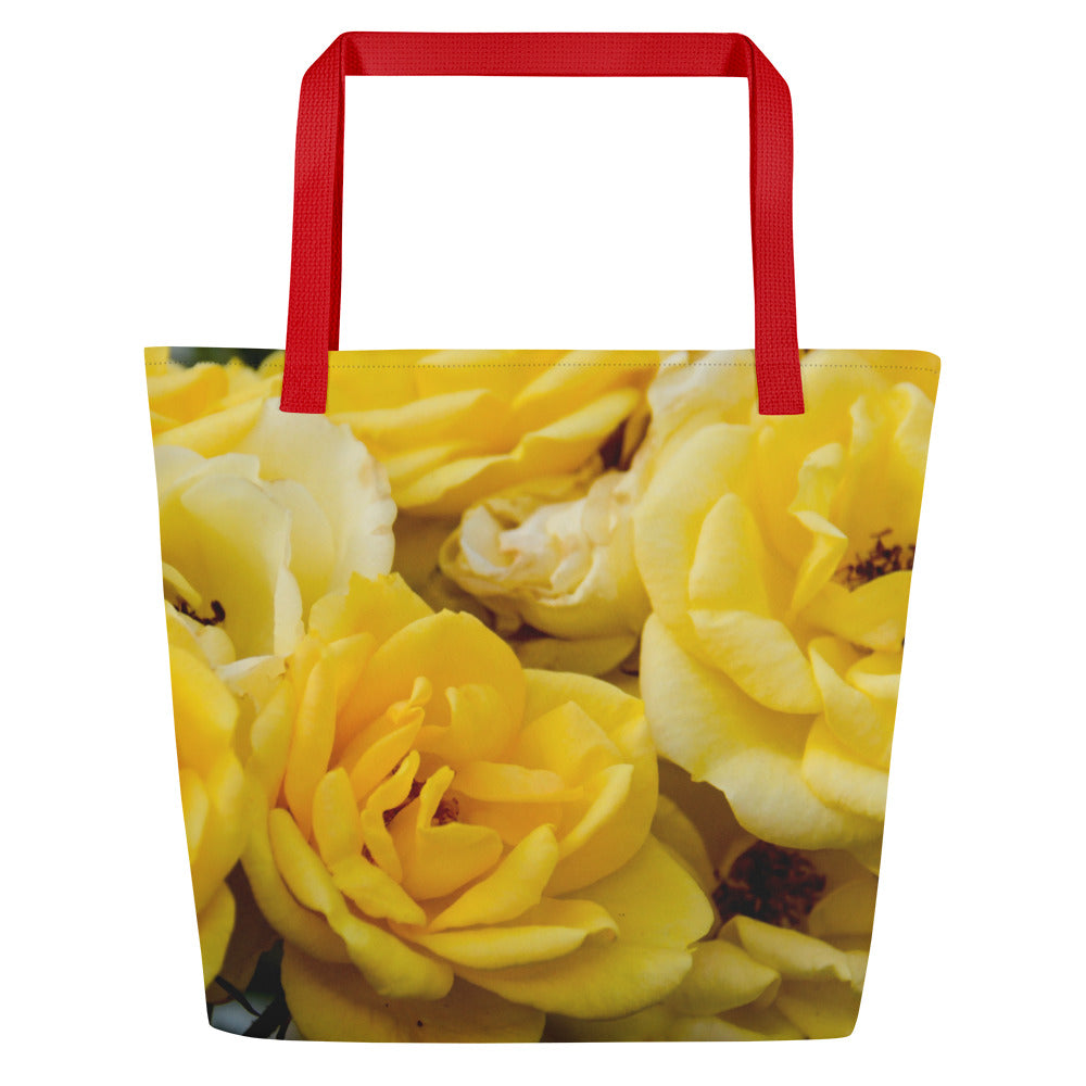 Snooty Fox Art Everyday Tote Bag - Yellow Roses