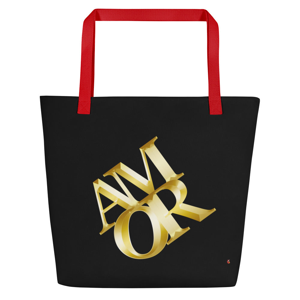 Snooty Fox Art Everyday Tote Bag - AMOR