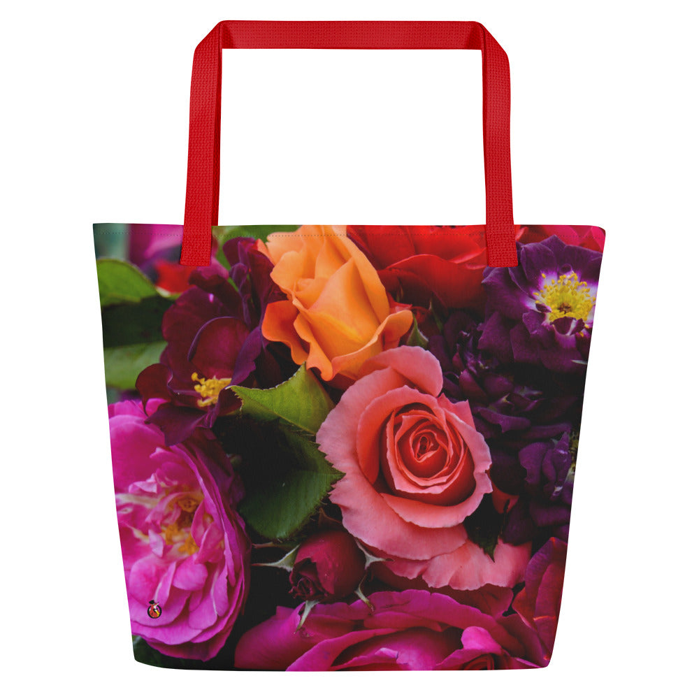 Snooty Fox Art Everyday Tote Bag - Mixed Roses