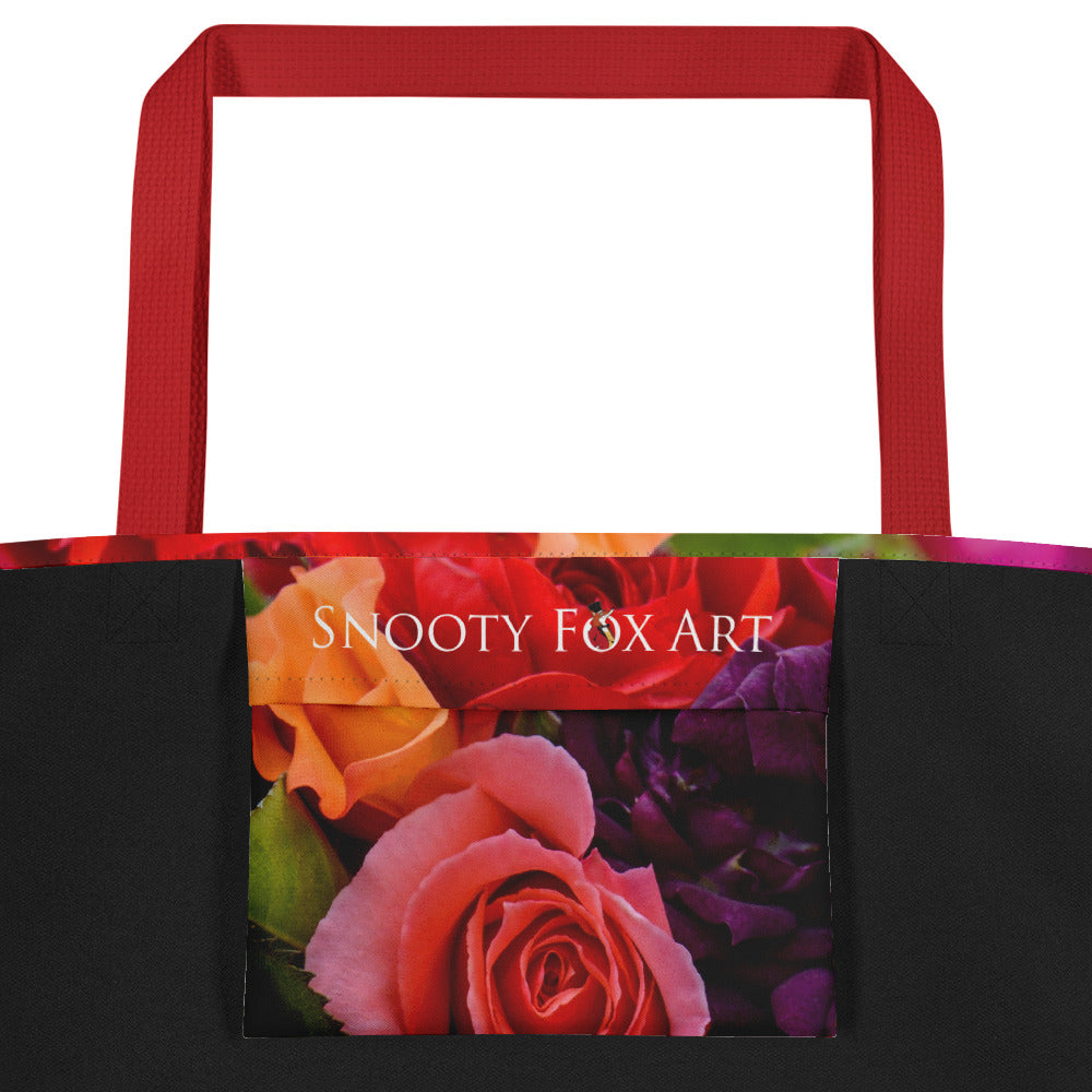 Snooty Fox Art Everyday Tote Bag - Mixed Roses