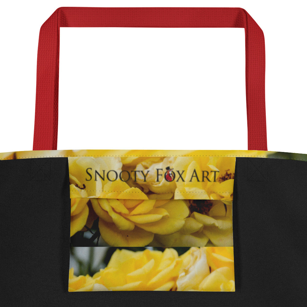 Snooty Fox Art Everyday Tote Bag - Yellow Roses