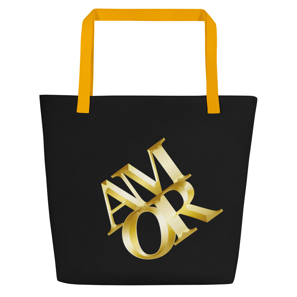 Snooty Fox Art Everyday Tote Bag - AMOR