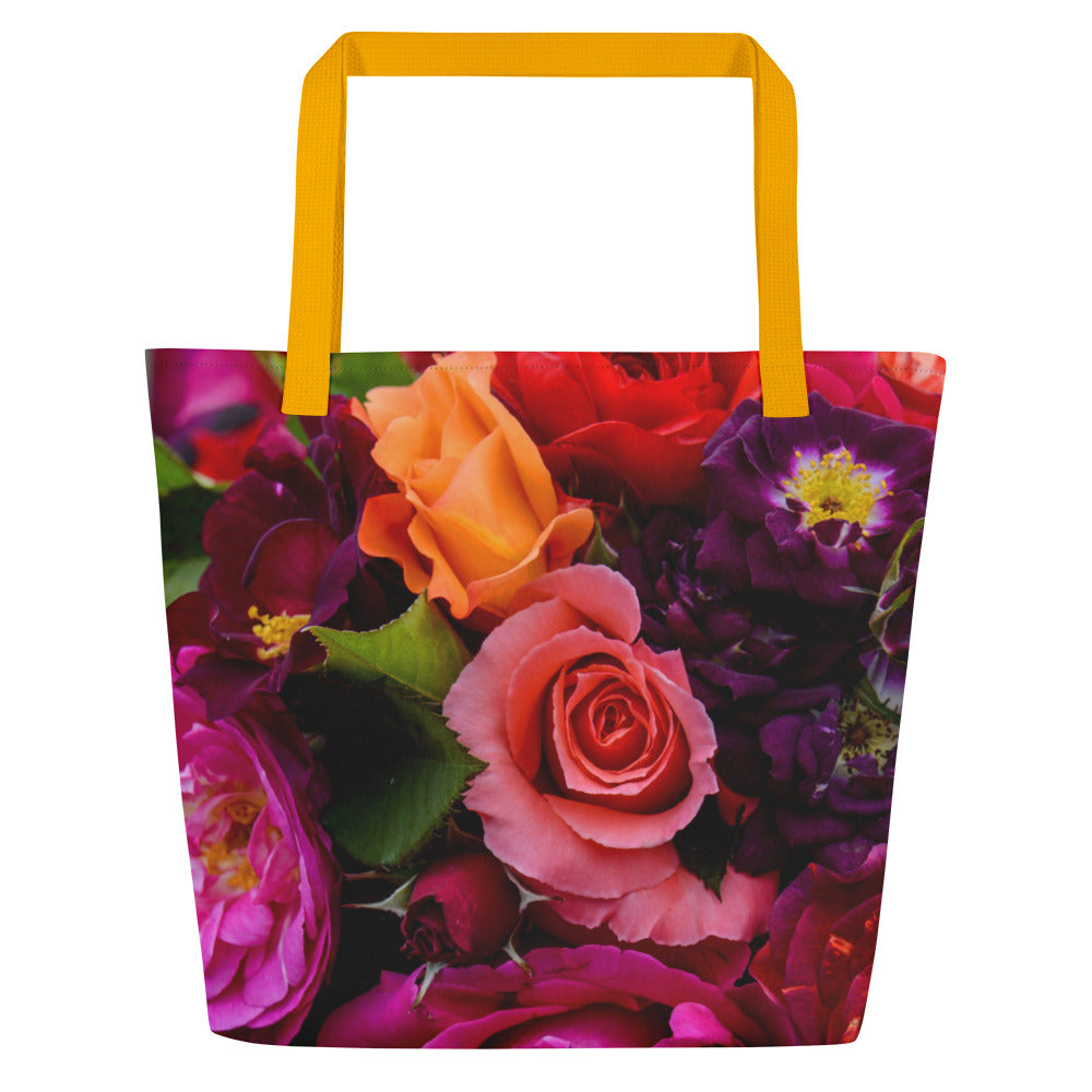 Snooty Fox Art Everyday Tote Bag - Mixed Roses