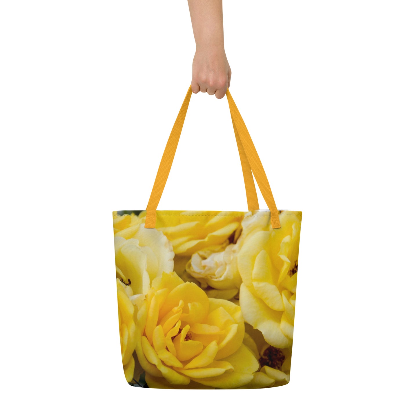Snooty Fox Art Everyday Tote Bag - Yellow Roses