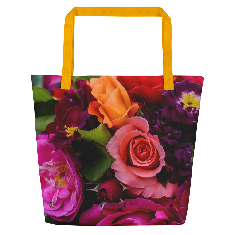 Snooty Fox Art Everyday Tote Bag - Mixed Roses