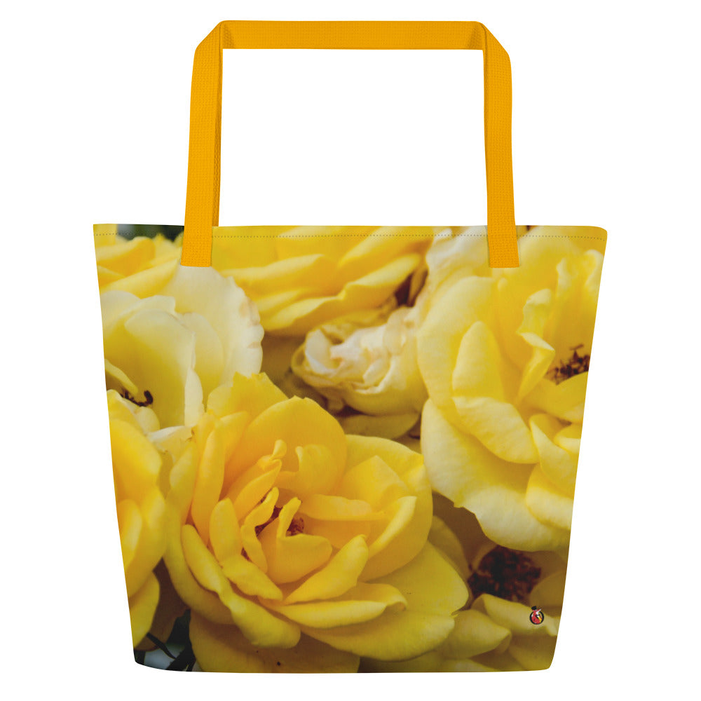 Snooty Fox Art Everyday Tote Bag - Yellow Roses