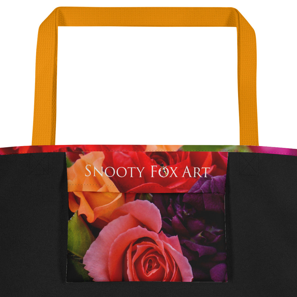 Snooty Fox Art Everyday Tote Bag - Mixed Roses
