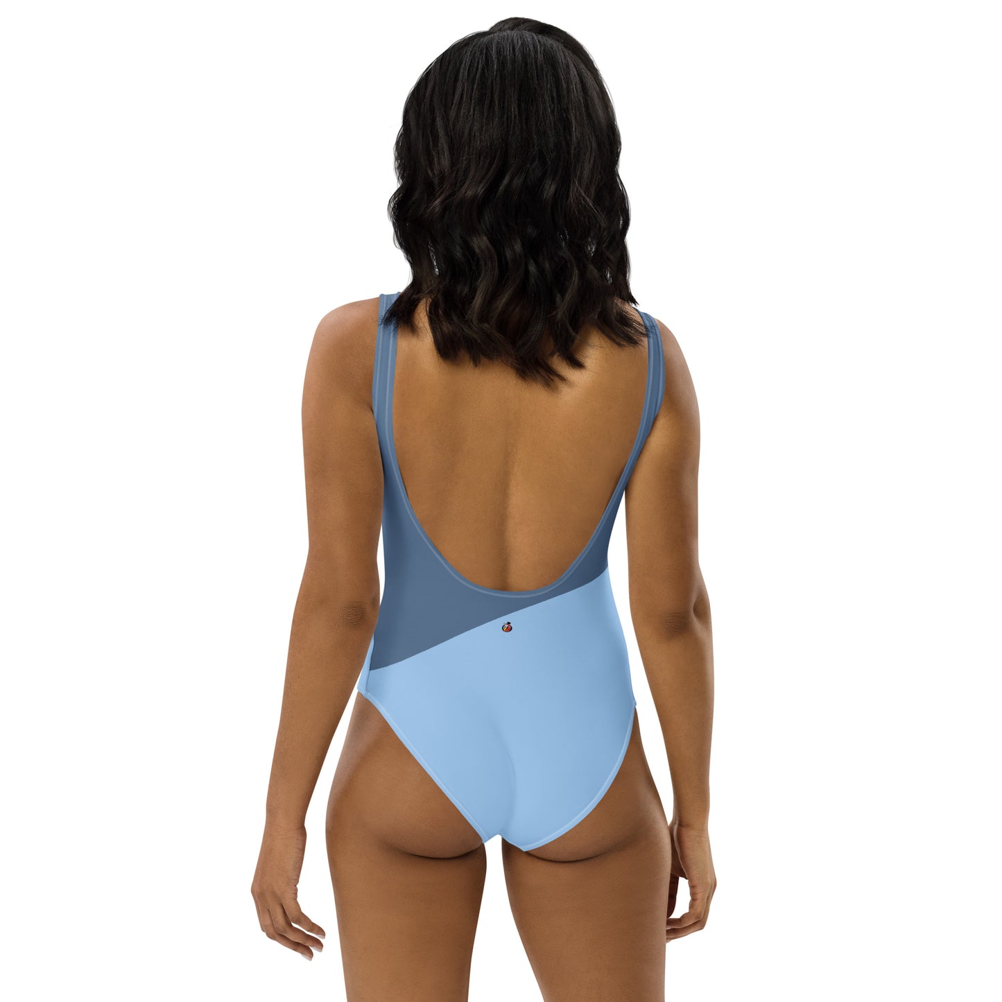 Snooty Fox Art Swimsuit - Sexy Eyes Blue on Blue