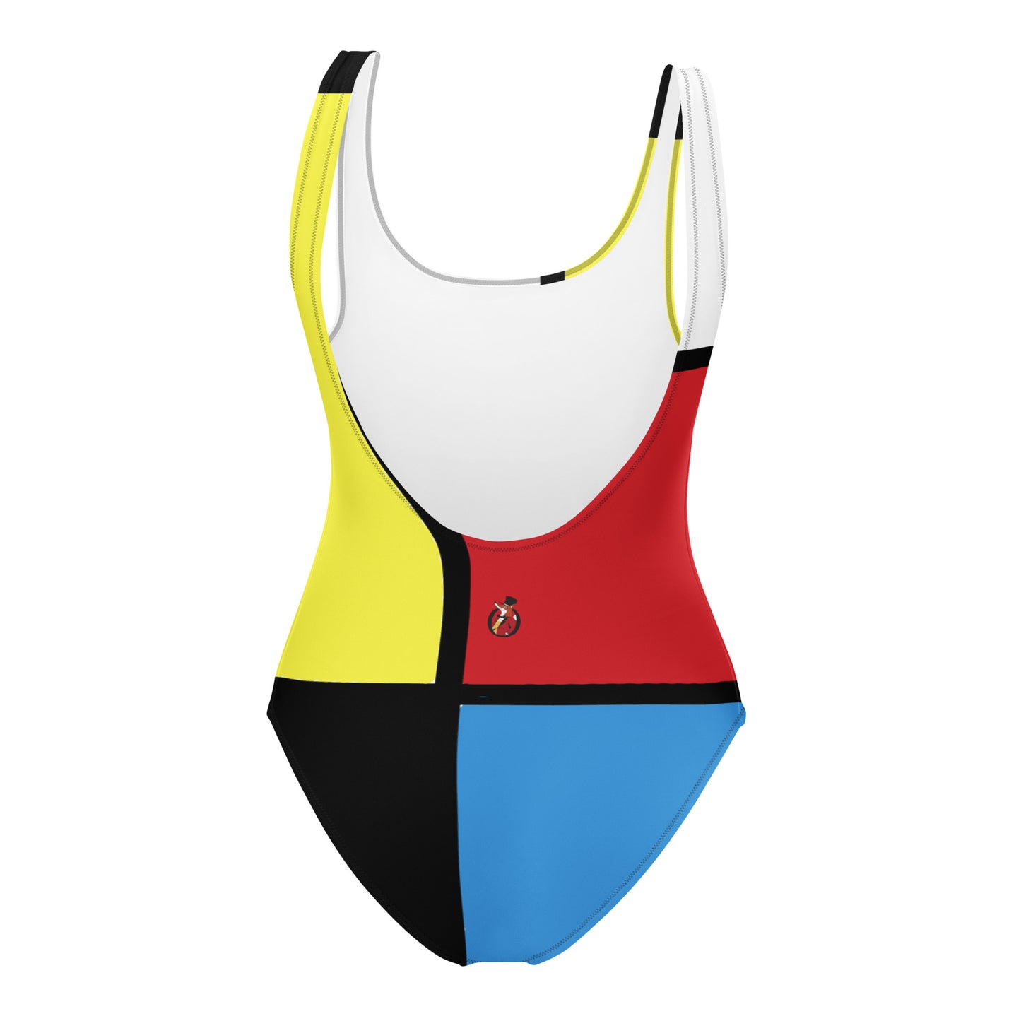 Snooty Fox Art One-Piece Swimsuit - Mondrian Homage