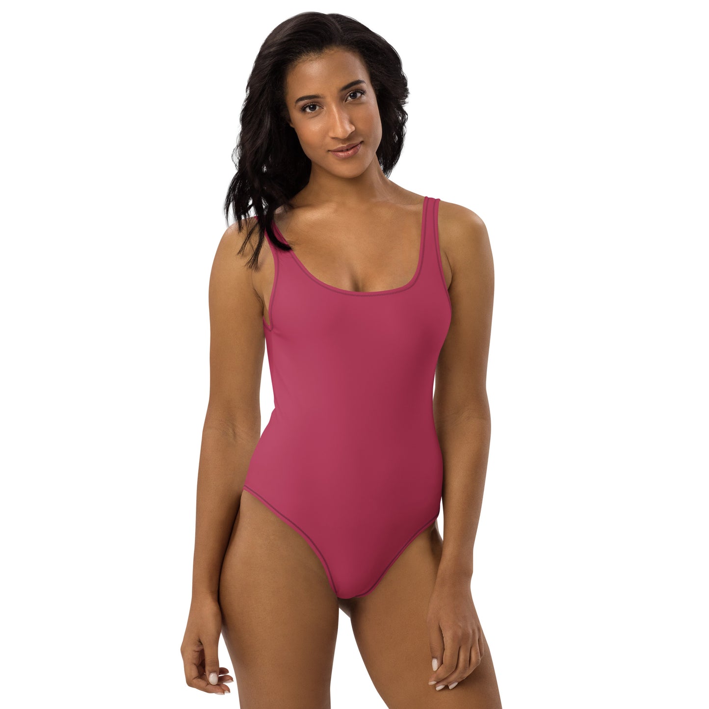 Snooty Fox Art One-Piece Swimsuit - Viva Magenta