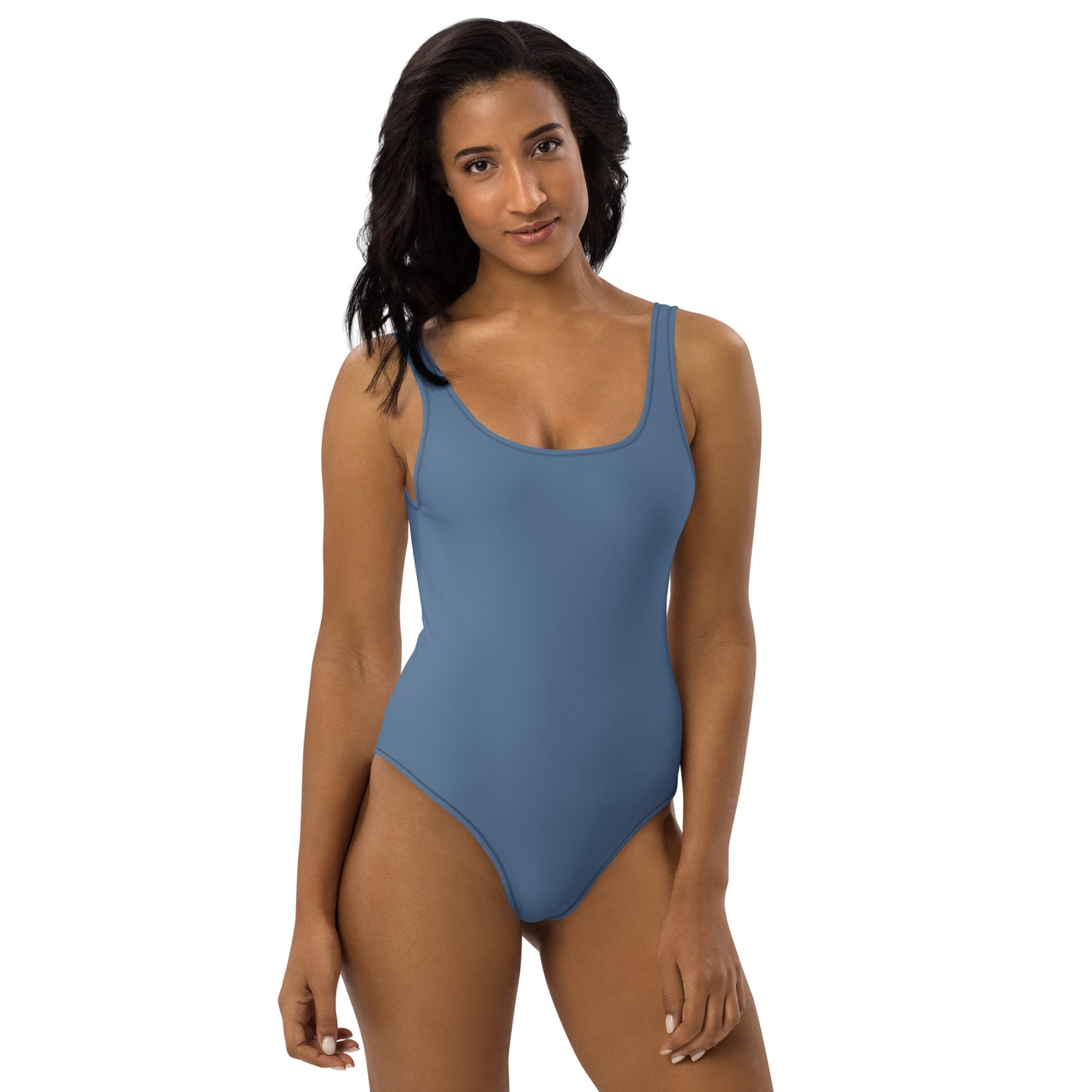 Snooty Fox Art One-Piece Swimsuit - Blue Perennial