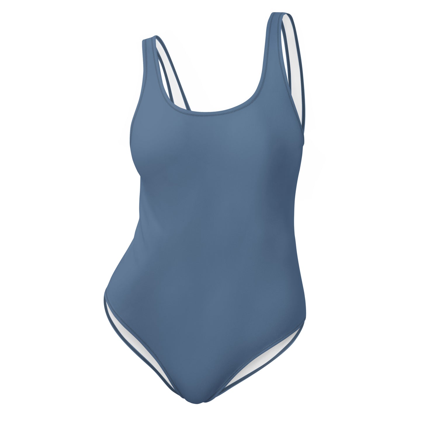 Snooty Fox Art One-Piece Swimsuit - Blue Perennial