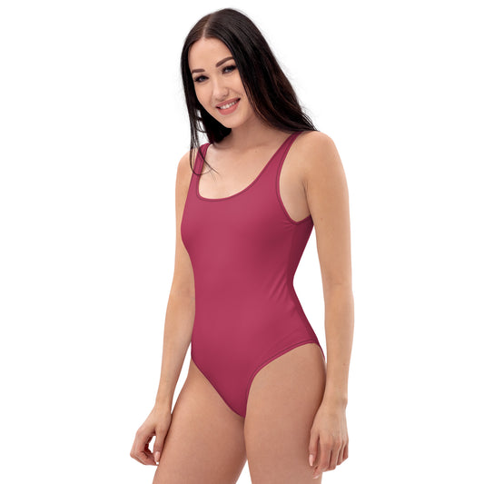 Snooty Fox Art One-Piece Swimsuit - Viva Magenta