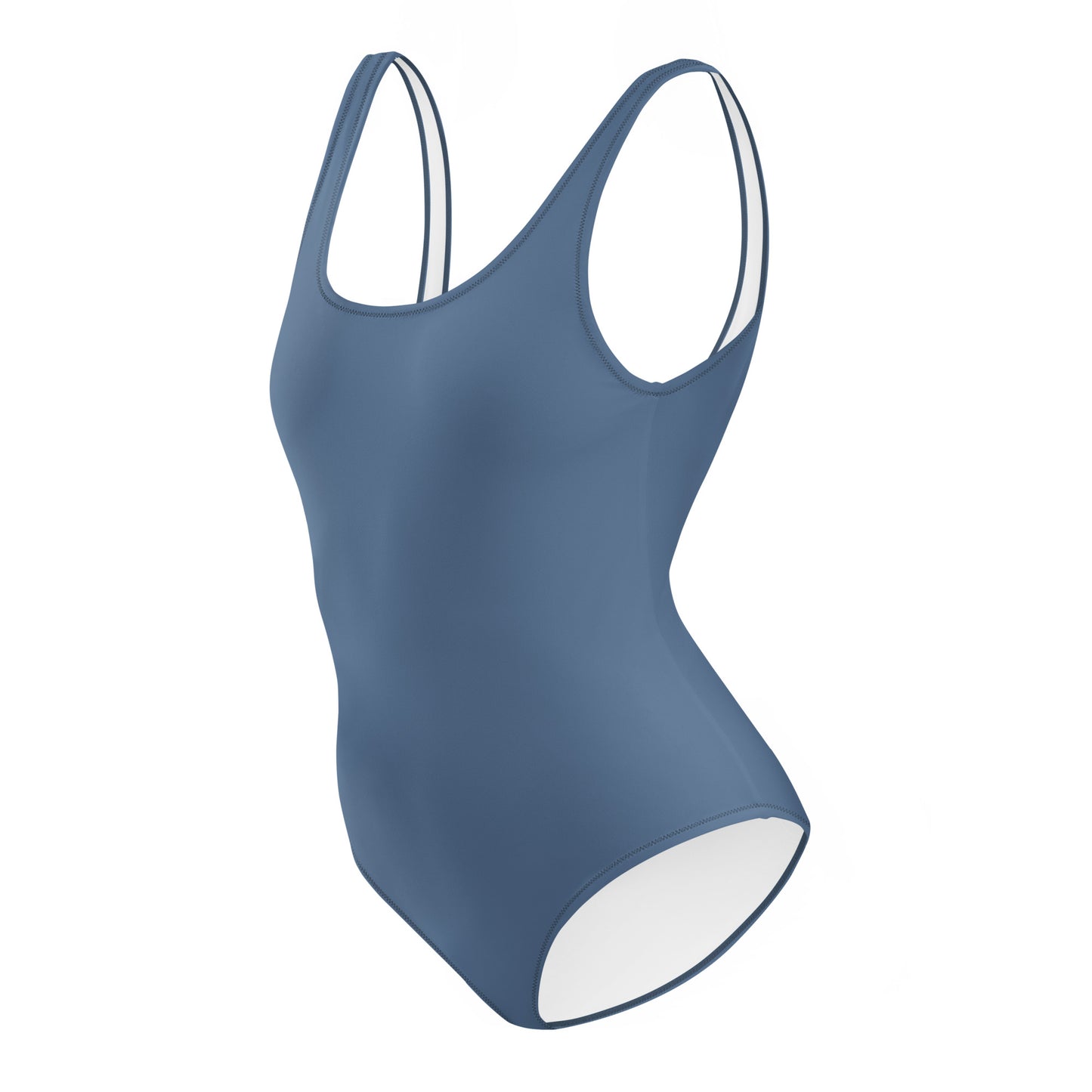 Snooty Fox Art One-Piece Swimsuit - Blue Perennial